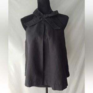 Ulla Johnson Mako top in black linen blend Sz 8